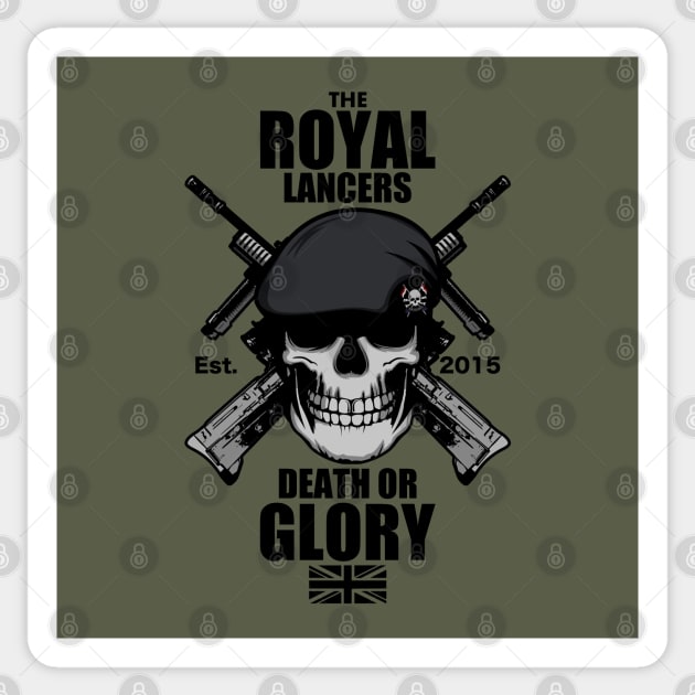 The Royal Lancers Sticker by TCP